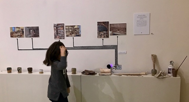 Interactive display, Leach Pottery: The Sound of It exhibition at Crafts Study Centre, January - December 2017. Photo by Loucia Manopoulou