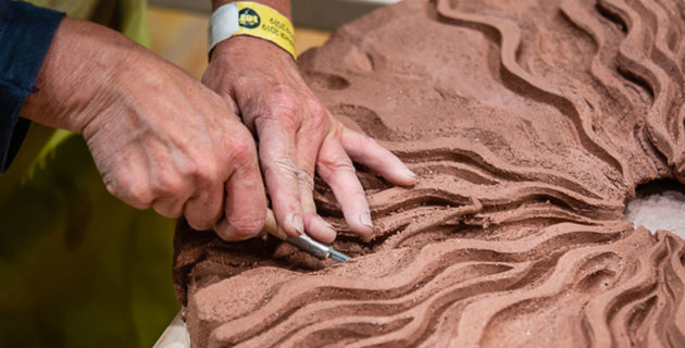 Carving clay