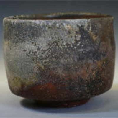 Wood fired ceramic vessel